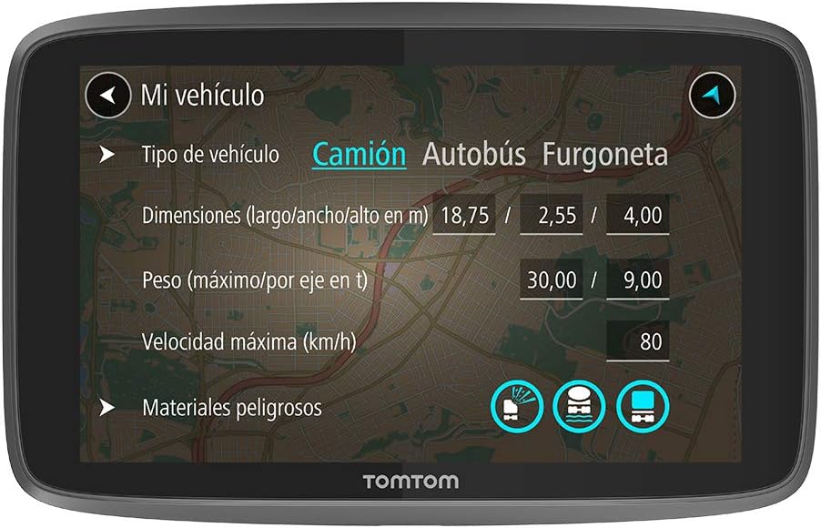 TomTom GO Professional 620, Navegación Profesional para Vehículos Grandes, TomTom Traffic a Través de Smartphone, 6 pulgadas, Negro/Gris