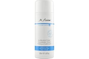 ‎M. ASAM M. Asam CLEAR SKIN Klärungstonic (200 ml) – Gesichtswasser gegen Pickel & Mitesser, reguliert die Talgproduktion, optimale Gesichtspflege zur Anwendung vor der gewohnten Gesichtscreme