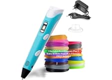 3D Pen with Adapter| 3D Pen for Kids| 3D Pen with 3 * 1.75MM PLA Filaments 10m Each| 3D Printing Pen Drawing Toy| 3D Printing