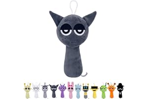 SYSYSYYASNL Plush Animal, 7.8-Inch Cute Plushies, Soft and Cuddly Plush for Halloween, Christmas, Valentine's Day, Plush Birthday Gifts for Boys, Girls and Fans (Gray)