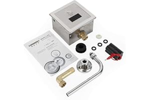 MINUS ONE Descarga electrónica, higiénico, automático, con ahorro de agua, descarga electrónica, sensor de orina, urinario, descarga de inodoro inductivo, urinario, inodoro de descarga inductiva