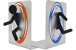 LAIX Heavy Duty Metal Portal Bookend, Creative Gift For Game Lovers