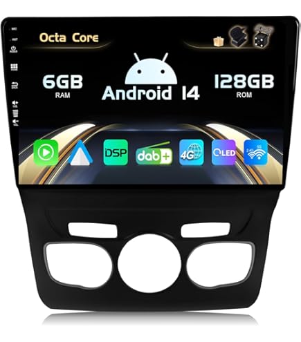 2 64G Hodozzy Carplay/Android Car Radio for Citroën C4 2004-2009/C