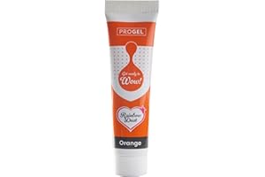 Colorant alimentaire professionnel Rainbow Dust ProGel, orange 25 g