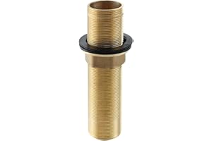 Gnimauhz Generic Wasserhahn Verlängerte Hohe Robinet mitigeur pour évier de cuisine, jaune, M32 x 100 mm Kit d'extension fileté - Tige de montage plus longue - Trou unique de 10cm de long