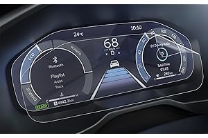 BSTW Compatible con 2023 2024 2025 Toyota RAV4 Hybrid Plug-in Hybrid GR Sport Instrument Película protectora, 12,3 pulgadas Nano Película para Instrument Pantalla 6H antiarañazos [2 Piezas]