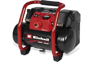 Einhell Akku-Kompressor TE-AC 36/150 Li OF-Solo Power X-Change (36 V, max. 8 bar, 6 l Tank, 150 l/min Ansaugleistung, Manometer, ölfrei, ohne Akku)