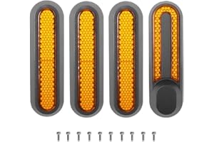 StyleBest Enjoliveurs de Roue arrière réfléchissants compatibles pour Les Accessoires de Scooter électrique Mi Pro 2/M365/1S avec Couvercle décoratif côté Roue arrière à vis