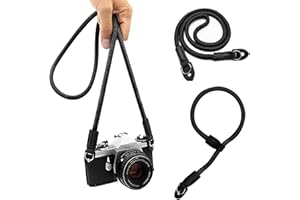FAEFTY 2 Stück Kameragurt Set Kameragurt Seil Universal Kamera Schultergurt Handschlaufe