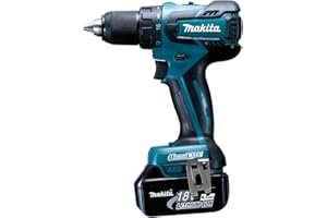 Makita Wiertarko-wkrętarka akumulatorowa, (18 V/4,0 Ah, 2 akumulatory i ładowarka w Makpac), DDF459RMJ