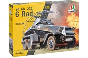 Italeri 6433 SD. Kfz. 232 6 Rad., Scala 1:35, Plastic Model Kit, Modello in Plastica da Montare, Modellismo