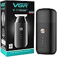 VGR V-932 Professional Rechargeable Corded & Cordless Pocket Hair Trimmer for Men’s Runtime: 120 Minutes, Black