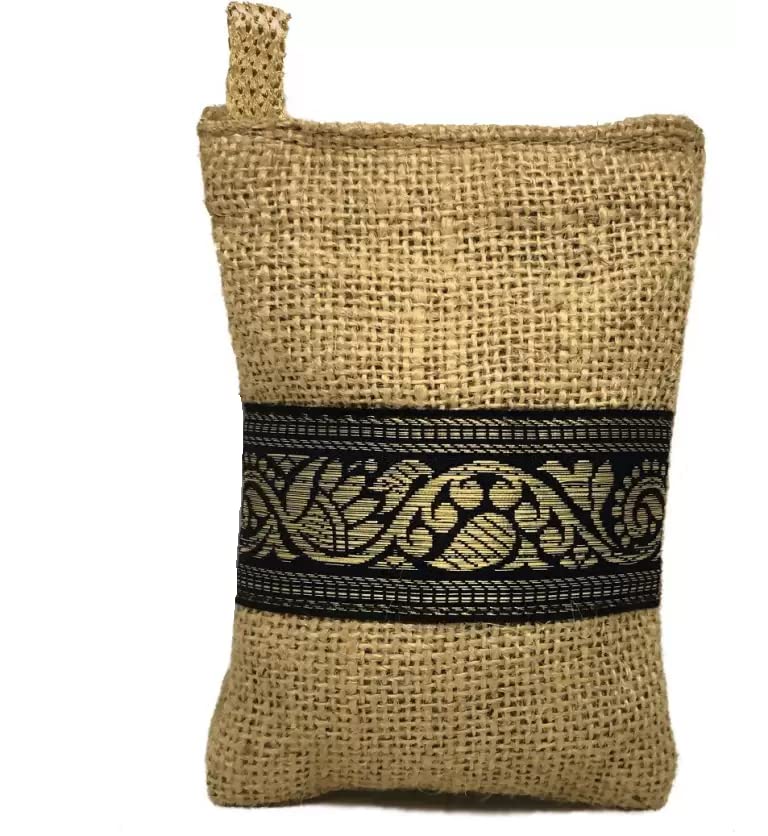 Organic Herbs Bamboo Charcoal Air Freshener | Charcoal Classic Khaki Bag Air Purifier | For Wardrobe,Car,Kitchen, Home, Smell