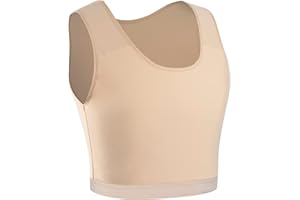 XUJI Chest Binder Trans Transgender FTM Compression Bra Binder Tank Top