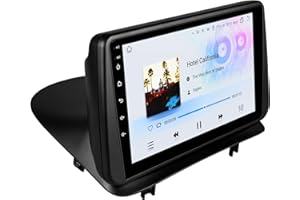 Ossuret Android 12 Autoradio para Renault Clio 3 (2005-2014), 8-Core 6G+64G GPS Navi 9-Zoll-QLED-Pantalla táctil con CarPlay inalámbrico Android Auto Bluetooth WiFi 4G LTE DSP Mirror Link FM/Am