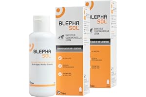 THEA PHARMA Blephasol Micellar Eyelid Cleansing Lotion | Gentle Removal of Dirt & Makeup | Suitable for Sensitive Skin/Eyelids | Perfume & Alcohol-Free | 2 PACK | 2 x 100 ml Bottle