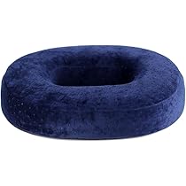 Cuscino Ortopedico A Forma Di Ciambella, In Memory Foam, Per