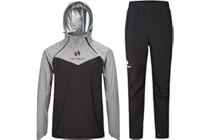 H HOT SUIT HOTSUIT High Tech - Traje de sauna para hombre, para fitness, sensible a la temperatura, logotipo lavable a máquina