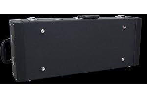 Kala HC-UB Rechteckige Hartschalen-Schutzhülle für Akustik-Bass, Schwarz