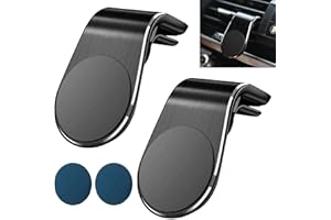 CELIODD Halterung Kompatibel mit Ooono 2 2 PCS Magnetische Halterung Auto für Lüftungsschlitze Kfz-Halterung Tachohalterung mit Clip Kompatibel mit Ooono Radarkamera-Warnfahrzeugen (Schwarz)