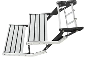 Shiyinge manuell husbil, insteg, dubbelsteg, husvagn, insteg, vikbar, RV, steg för husvagn, husbil, båtar, yachter, och andra