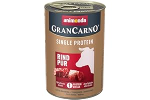 GRANCARNO Animonda Dog Gran Carno Single Protein Karma Psów, Wołowina, 6 x 400 g