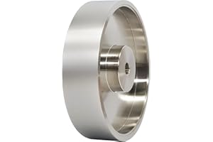 GYTYCATAH CBN Grinding Wheel, Dia 6" x 1.5" Wide with 1/2" Arbor, Diamond Grinding Wheel for Sharpening High Speed Steel, Grit 1000