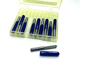 VEDA 90 Gradi 0,1 mm, Fresa in Carburo Argento, Rotondo Fondo PCB Incisione Bit CNC Router Tool Confezione da 10