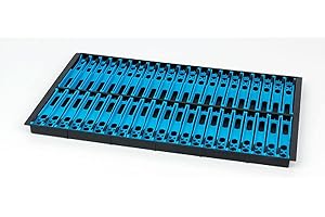 Matrix Match Fishing Loaded Pole Winder Tray 13cm Light Blue includes 42 x 130mm winders
