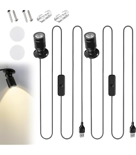 Kabelloser LED-Strahler 2 Stück Mit Fernbedienung – Dimmbar, Timer, Für Innen-Akzentbeleuchtung