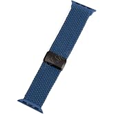 Quse Manyetik &Ouml;rg&uuml; Apple Watch ile Uyumlu Kordon, Ayarlanabilir Esnek Dokuma Tasarım, Series 10/11 42mm-41mm-40mm-38mm &amp; 46mm