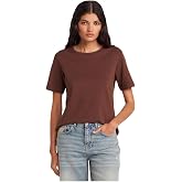 DILVIN Bisiklet Yaka Kısa Kollu Kadın T-Shirt Pamuklu Jersey Rahat Kesim G&uuml;nl&uuml;k Casual &Uuml;st