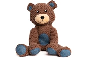 fabdog Floppies Plush Dog Toy - Cute & Durable Squeaky Dog Toys - Best Squeak Toy for Puppies and All Breeds | Ideal Pet Gift | Large Teddy Bear