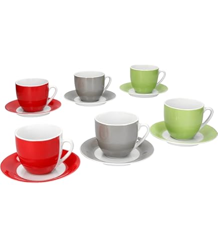 MamboCat Marie 30-delig combiservies | Porseleinen tafelservies met bloemenweide-decor voor 6 personen | Ieder 6X kopjes, schotels, dessertborden, soepborden & dinerborden MamboCat Marie 30-delig combiservies | Porseleinen tafelservies met bloemenweide-decor voor 6 personen | Ieder 6X kopjes, schotels, dessertborden, soepborden & dinerborden