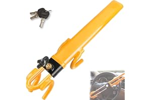 KEELYY Lenkradkralle, Lenkradschloss für Auto, Wegfahrsperre Auto Lenkrad, Universal Lenkradkralle zur Diebstahlsicherung, Verstellbar für Auto, Wohnmobil, Wohnwagen