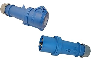 ‎MENNEKES SET Mennekes CEE Kupplung und Stecker Caravan 16A; 3-polig 6h 230 V