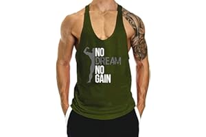 Cabeen Gimnasio Hombre Camisetas de Tirantes para Entrenamiento, Bodybuilding, Pesas y Gym