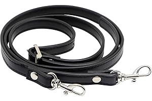 TAIYOU Correa Cuero PU Negro Correa Hombro Ajustable para Bolso Repuesto para Bandolera Bandolera Fina 115 cm Accesorios para Bolsos Señora Color Negro