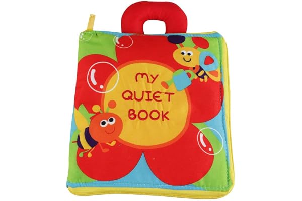 G-Tree Quiet Livres - Ultra Doux Livres pour bébé, Toucher et Sentir Tissu Livre, Livres 3D Activité Tissu pour bébés/Enfants en Bas âge, Apprendre à Sensory Livre