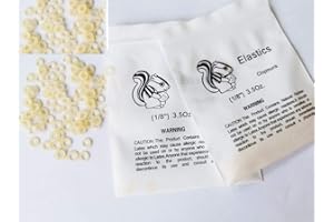 SMILEORTHO Ambra Denti elastici dentali Gap 3.5 OZ ortodontici di media resistenza 1/8 bretelle elastiche