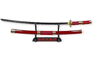 FÉENOMENN Katana One Piece Zoro KITETSU 95cm - Lame Bois - Support Japonais Inclus