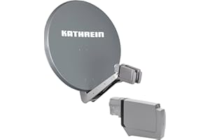 HM-SAT Kathrein CAS 90 gr Sat-Antenne multifeedfähig Graphit (grau) - 4 Teilnehmer