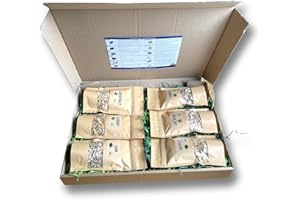 DOWN THE COVE BBQ Wood Chip Variety Pack - Selection Box of Woods for BBQ Smoke Box