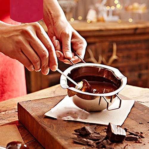 Schmelztopf – Schokolade Wasserbad Schmelzschale Wasserbadtopf Schmelzschüssel Wasserbadschüssel aus Edelstahl von SveBake - 3