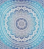 Sentimiento étnico: agrega una sensación rica, agradable y étnica al techo o a la pared de su habitación, comedor, salón de dibujo o su cama. Es parte de la orgullosa cultura tradicional india. Estos tapices son una obra de arte conversacional
