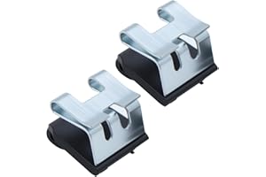 FUNVER 2pcs Crochet de Pare Soleil Arrière, Compact et Portable 21,3 * 19,7cm Pare Soleil Scenic 3, Compatible avec Renault Megane MK2 Wind Lang Laguna Scenic 3