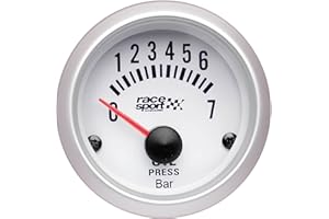 S SUMEX Sumex Gaug524 Race Sport - Manometro Pressione Olio Race Sport, 52 mm, 12V