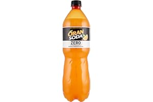 ORAN SODA Oransoda Zero | Bevanda Gassata all'Arancia Senza Zuccheri, 1 Bottiglia da 100 cl PET, L'originale Aranciata Italiana con Succo di Arance Siciliane, Senza Coloranti