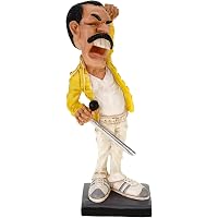 Statua Comica Adam Di Warren Stratford – In Pietra Artificiale Dipinta A Mano, Soggetto Rock “With Or Without You”