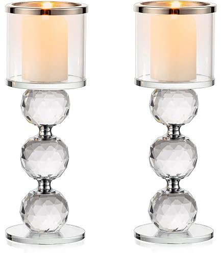 Porta Candele Cristallo Ad Uno Stelo Misura Media Cm H 15 Uno Stelo K9 Idea Per Bomboniera Fantin Argenti 320